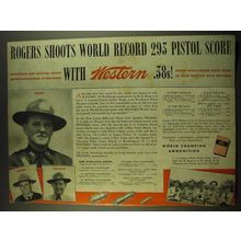 1938 Western Ammunition Ad - M.R. Rogers, M.O. Wilson, Goulden