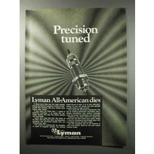 1970 Lyman All-American Dies Ad - Precision Tuned