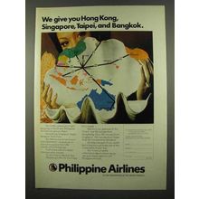 1975 Philippine Airlines Ad - We Give You Hong Kong