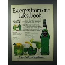 1981 Midori Liqueur Ad - Excerpts From Our Latest Book