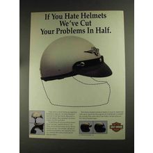 1992 Harley-Davidson Sportsman III Half-Shell Helmet Ad