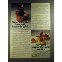 1974 Smucker's Strawberry Preserves Ad - It has to be good