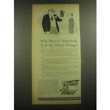 1945 Waco Aircraft Ad - Why doesn't somebody tell me these things?