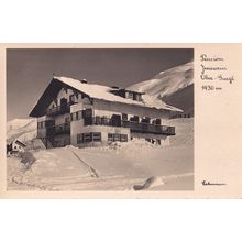 Obergurgl Pension Hotel Gasthaus Austria Solden Postcard