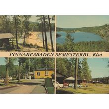 Pinnarpsbaden Semesterby Kisa Sweden Postcard