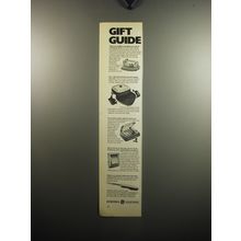 1973 General Electric Ad - Power Spray Iron, Buffet Skillet, Speedsetter