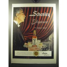 1957 Schenley Reserve Whiskey Ad - Schenley Elegance ..it's clearly finer