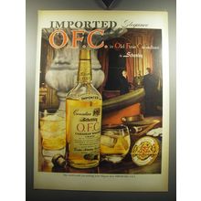1957 Schenley O.F.C. Whisky Ad - Imported Elegance O.F. C. is Old Fine Canadian