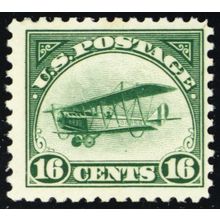 C2, Mint LH 16¢ - Second Airmail Stamp - Stuart Katz