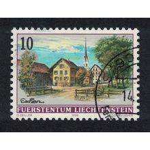 Liechtenstein Cathedral Eschen Village 1996 Canc SG#1115 MI#1126