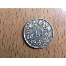 Switzerland 1991 10 Rappen Coin