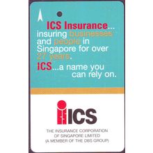 ICS~The Insurance Corporation Of S'pore Ltd S'pore Transitlink Train/Bus Card