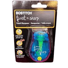 BLUE PENCIL SHARPENER bostitch Twist-N-Sharp NEW home school office artist class