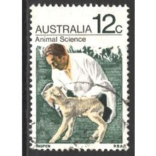 AUSTRALIA 1971: CENTENARY OF THE RSPCA - 12c ANIMAL SCIENCE USED (G5)