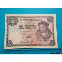 Espana Spain 1946 1000 Pesetas Banknote Reproduction - 188