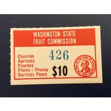 ICOLLECTZONE US State Revenue Washington FR27 Fruit Crop VF NH