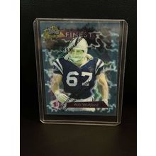 Will Wolford [Refractor w/ Coating] #41 | 1995 Topps Finest Football Trading Car