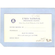 New Jersey Phillipsburg Notice From Unico International Phillipsburg Chapt~2920