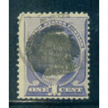 Used 212 1c Benjamin Franklin Average Plus M01567