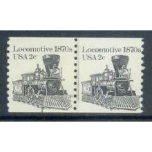 1897A 2c Locomotive Fine MNH Dry Gum CNP Left 4 W0451