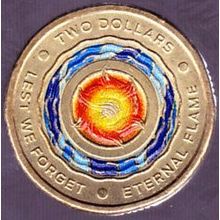 2018 Australia 2 Dollars coin Lest We Forget