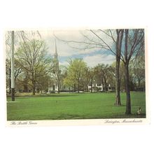 THE BATTLE GREEN, LEXINGTON, MASSACHUSETTS, USA used vintage postcard