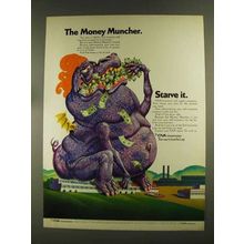 1972 CNA Insurance Ad - The Money Muncher