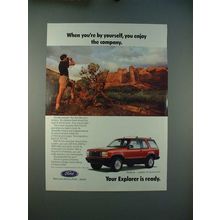 1990 Ford 2-Door Explorer Ad - Enjoy the Company