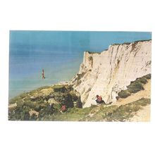 BEACHY HEAD, EASTBOURNE, SUSSEX used vintage postcard by D V Bennett 1976 pm =