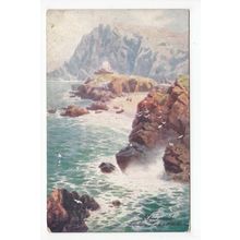 Lantern Rock & Hillsborough Ilfracombe H B Wimbush Oilette Art Postcard
