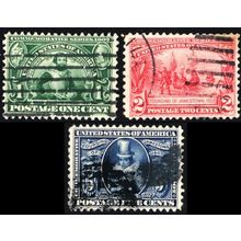 328-30, Used 1-5¢ Nice Clean - Well Centered Set .. Stuart Katz