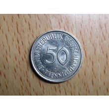 1985j 50 Pfennig Germany Coin