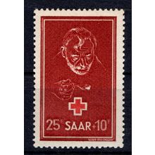 Saar, Germany 1950, Red Cross issue. Mi #292. MNH