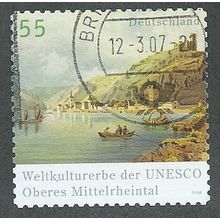 GER 2006 55c (S/A)' U.N.E.S.C.O (RHINE VALLEY) ' FINE USED (EBID42-757)