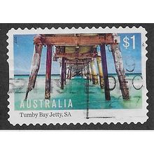 AUS 2017 $1.00 (S/A) ' JETTYS - TUMBY BAY' FINE USED (EBID64-584)