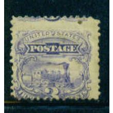 114 3c Locomotive Average MDG Misperfed M00016
