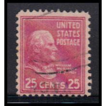 Used 829 25c William McKinley Barely Clears KA8510