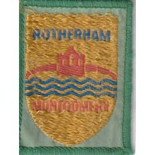 Scout Badge UK - Rotherham Montgomery - White Back - Used (BY241)