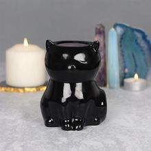 Oil and Wax Melt Burner - Black Cat Oil Burner