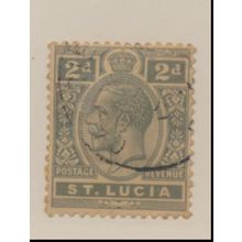St. Lucia Stamp Scott #80, Used