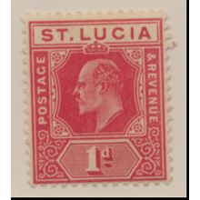 St. Lucia Stamp Scott #58, Mint Hinged