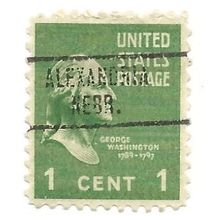 PRECANCEL -T&T ALEXANDRIA, NEB 734 ON 1c PREXY