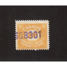 FU43 - Canada Unemployment Insurance Revenue Stamp (Used)