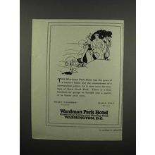 1920 Wardman Park Hotel Ad - Has the Quiet