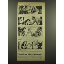 1940 Kellogg's Pep Cereal Ad - Pep Appeal - by Bundy