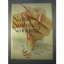 1966 Clairol Extra-Frosted Nail Color Ad - No Stir!