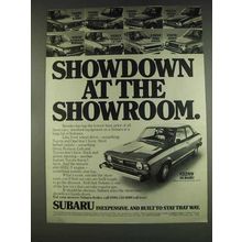1978 Subaru Car Ad - Showdown at the Showroom