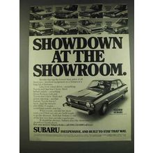 1978 Subaru Car Ad - Showdown at the Showroom