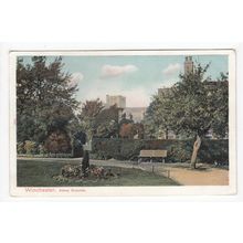 Winchester Abbey Grounds Hampshire Postcard 1904 Peacock Brand