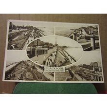 multiview, NORTH SHORE, BLACKPOOL, LANCASHIRE used postcard by Valentine =